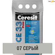 Фуга Ceresit СЕ 33 серая №07 (5кг), для узких швов, шт в строительном интернет-магазине StroyBaza.by 