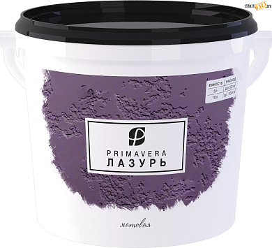 Декоративная лазурь PRIMAVERA бесцветный матовая  1л (0,9 кг), шт. в строительном интернет-магазине StroyBaza.by 