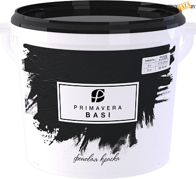 Декоративная краска PRIMAVERA Basi фоновая белая  1л (1,4 кг) в строительном интернет-магазине StroyBaza.by 
