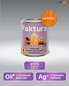 Покрытие FAKTURA защитно-декоративное для древесины, ОРЕГОН, 0.7л, шт в строительном интернет-магазине StroyBaza.by 