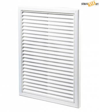 Решетка вентиляционная 135*195 мм, пластиковая приточно-вытяжная белая, шт. в строительном интернет-магазине StroyBaza.by