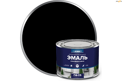 Эмаль ПФ-115 PROREMONTT Черный 0,5кг в строительном интернет-магазине StroyBaza.by 