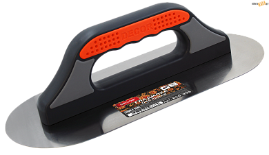 Гладилка DECOR, 3К, 300х130 мм, нерж., овальная в строительном интернет-магазине StroyBaza.by 