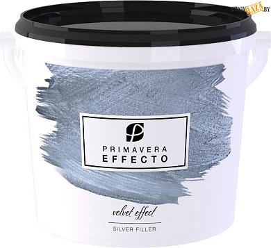 Декоративный состав PRIMAVERA Effecto E 10  3л (2,7 кг) (белая основа) в строительном интернет-магазине StroyBaza.by 