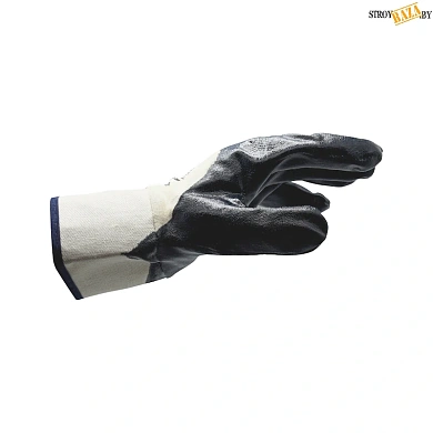 Перчатки Blue nitrile safety cuff (манжет крага) р. 10 в строительном интернет-магазине StroyBaza.by 
